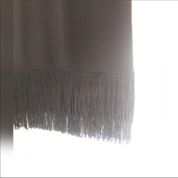 ‼️THRIFT STORE ALERT MAKE OFFER Michael Kors Dress Black Fringe Hem T-Shirt - Picture 10 of 15